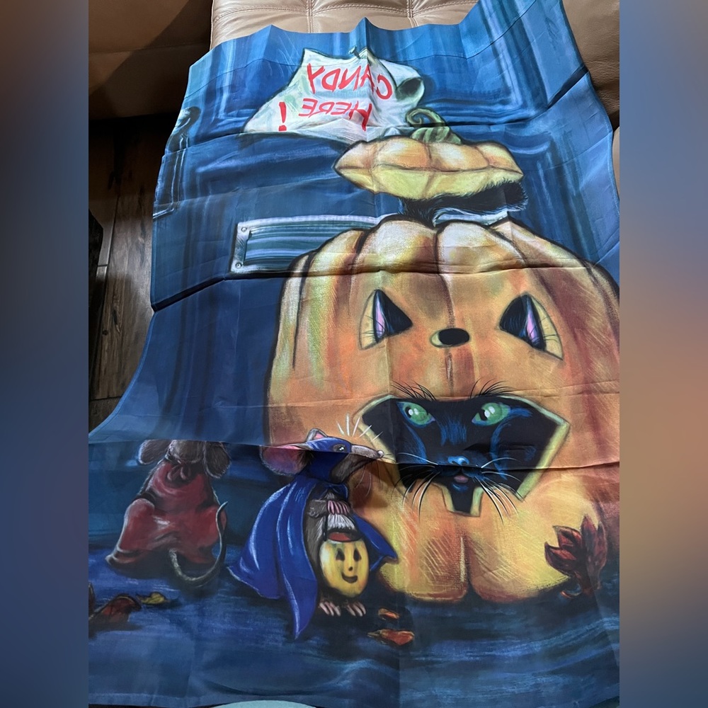Colorful Halloween Flag